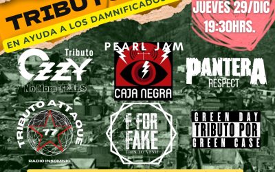 ESTE JUEVES LA ESCENA DEL ROCK VIVIRÁ “TRIBUTOS UNIDOS”, TODOS EN AYUDA A LOS DAMNIFICADOS DE VIÑA DEL MAR