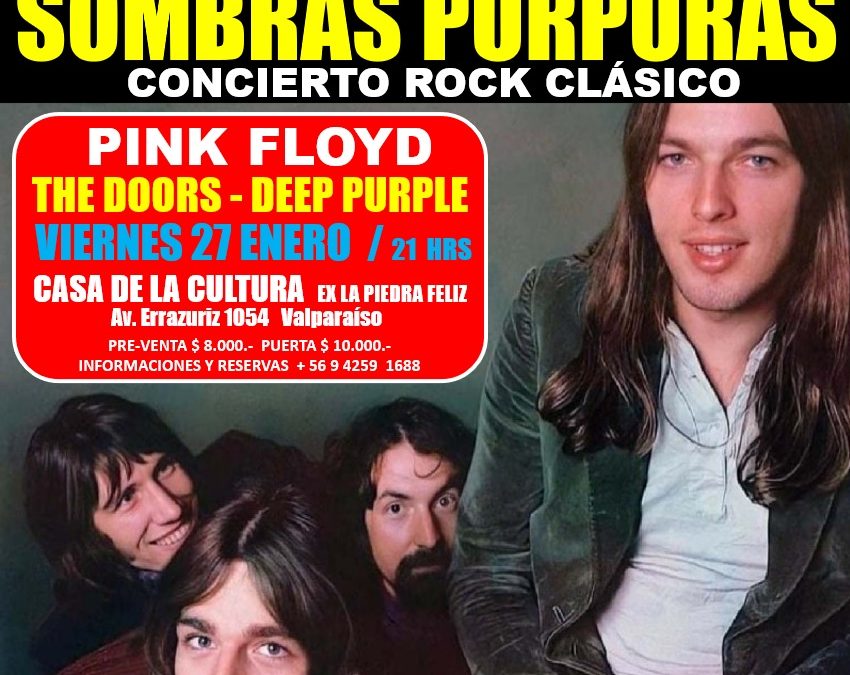 SOMBRAS PURPURAS PRESENTA SU CONCIERTO DE ROCK CLÁSICO EN EL VERANO PORTEÑO