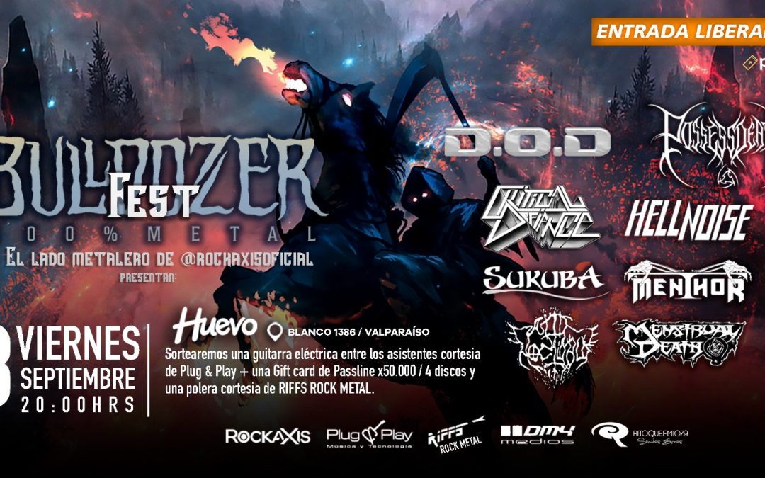 BULLDOZER MAGAZINE CELEBRA EN VALPARAÍSO GRAN FESTIVAL DE METAL