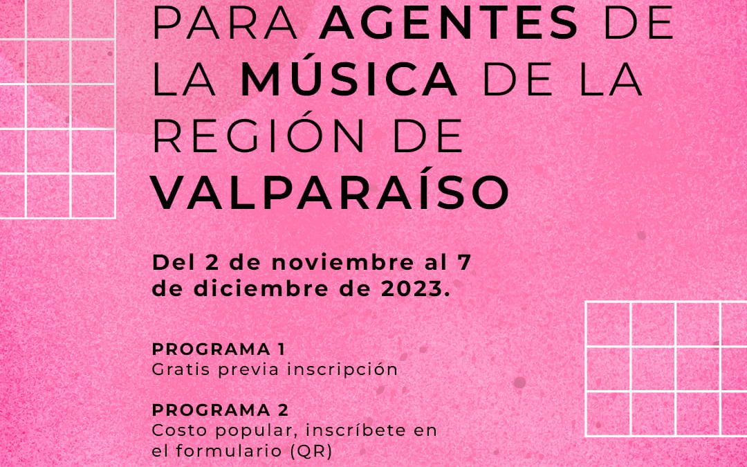 PODCAST: IMUVA ABRE CONVOCATORIA GRATUITA PARA LA PROFESIONALIZACIÓN DE MÚSICOS Y GESTORES DE LA REGIÓN DE VALPARAÍSO