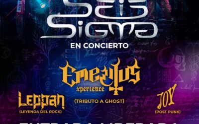 VUELVE «SEIS SIGMA» CON SHOW EN VALPARAÍSO