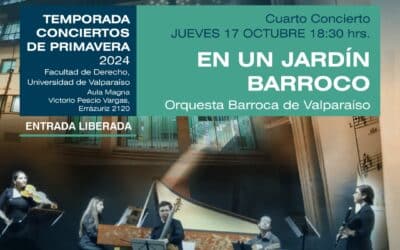 ORQUESTA BARROCA DE VALPARAÍSO BRILLARÁ EN CONCIERTOS DE PRIMAVERA