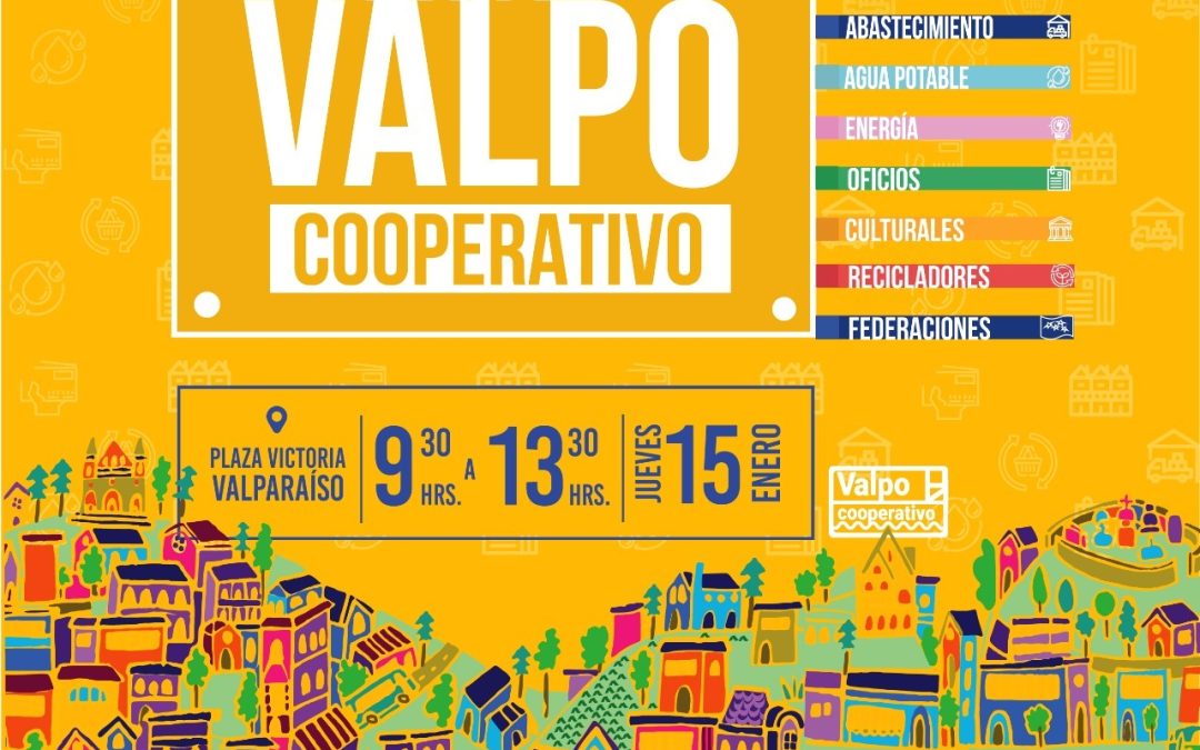 VALPARAÍSO IMPULSA LA PRIMERA FERIA DE SERVICIOS DE COOPERATIVAS EN ESPACIO PÚBLICO